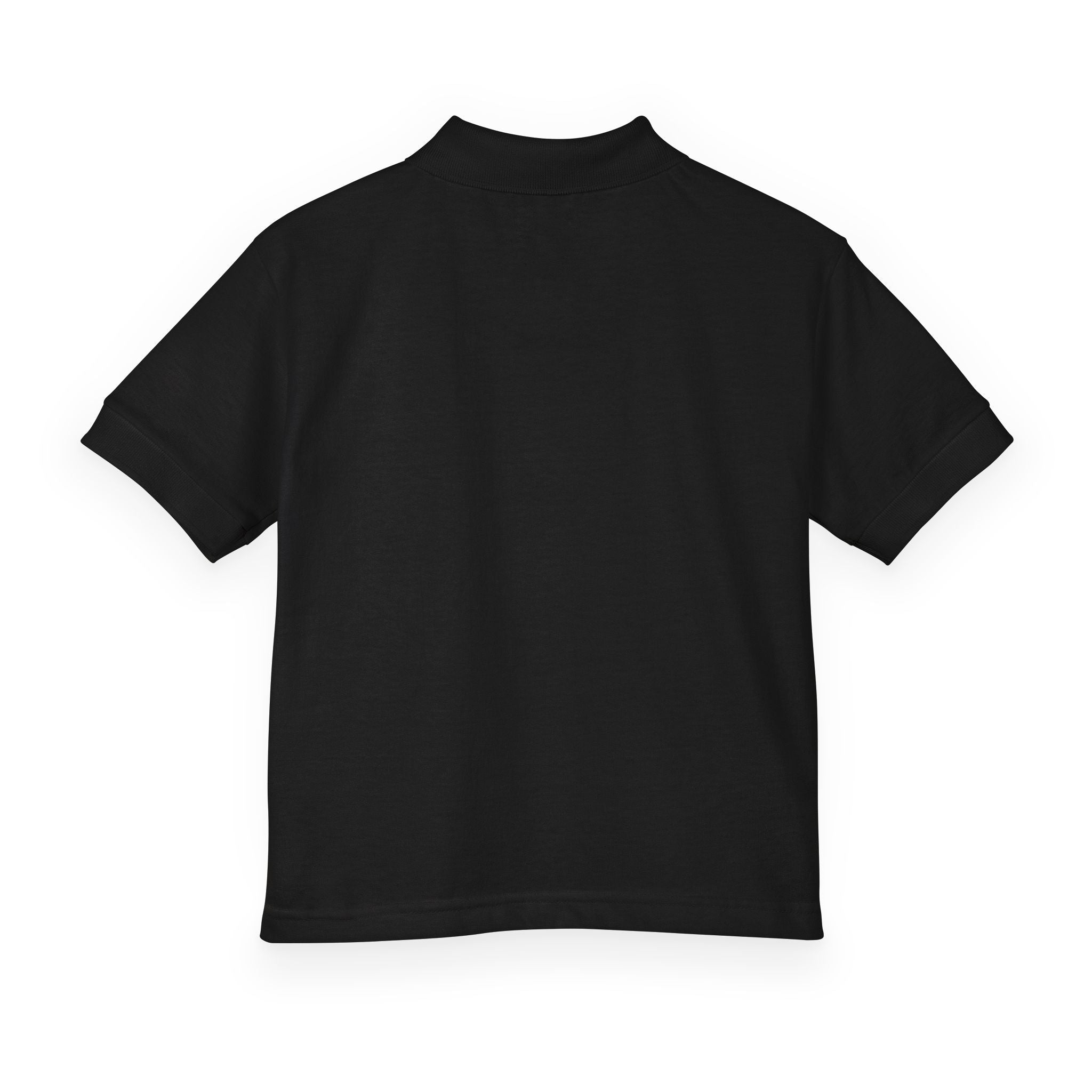 Youth Polo — Neon Space Garden Graphic Chest Pocket