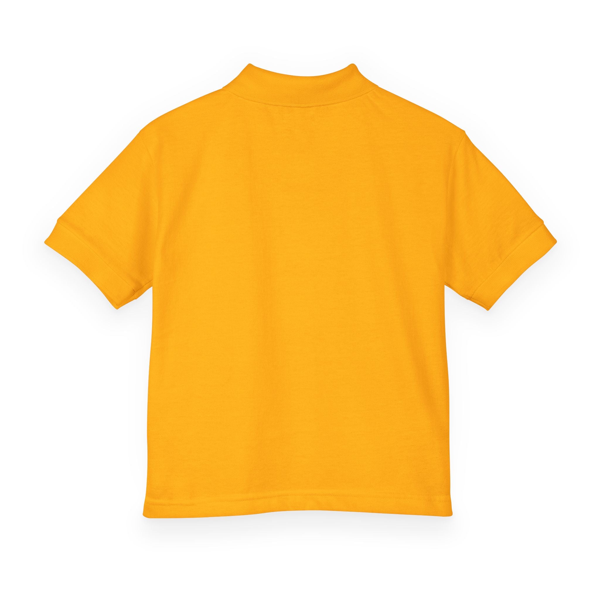 Youth Polo — Neon Space Garden Graphic Chest Pocket