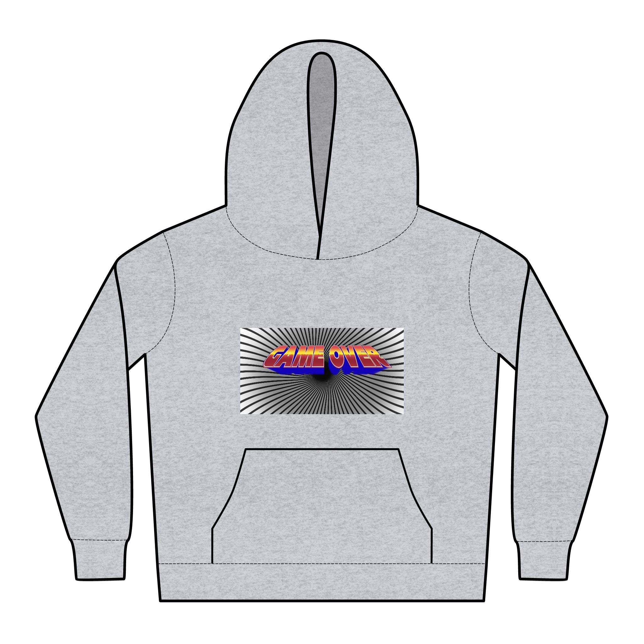Kids Relax Hoodie — Retro 'Take Five' Front & 'Thank You' Sunburst Back Kids Hoodie