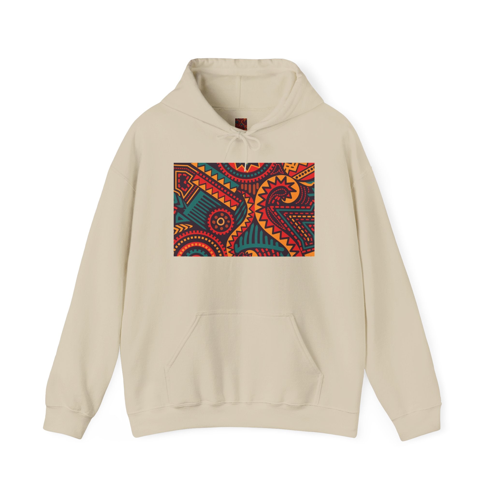 Paisley Pattern Hoodie — Colorful Boho Graphic Pullover