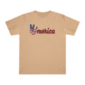 Peaceful America Unisex Deluxe T-Shirt - Casual Patriotic Tee
