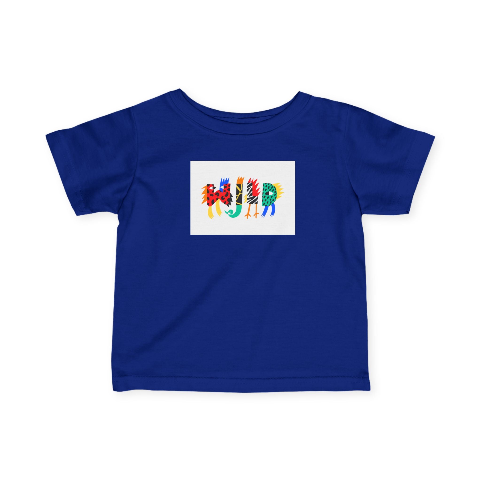 Colorful Animal Alphabet Infant Tee - Fun & Creative Baby Shirt