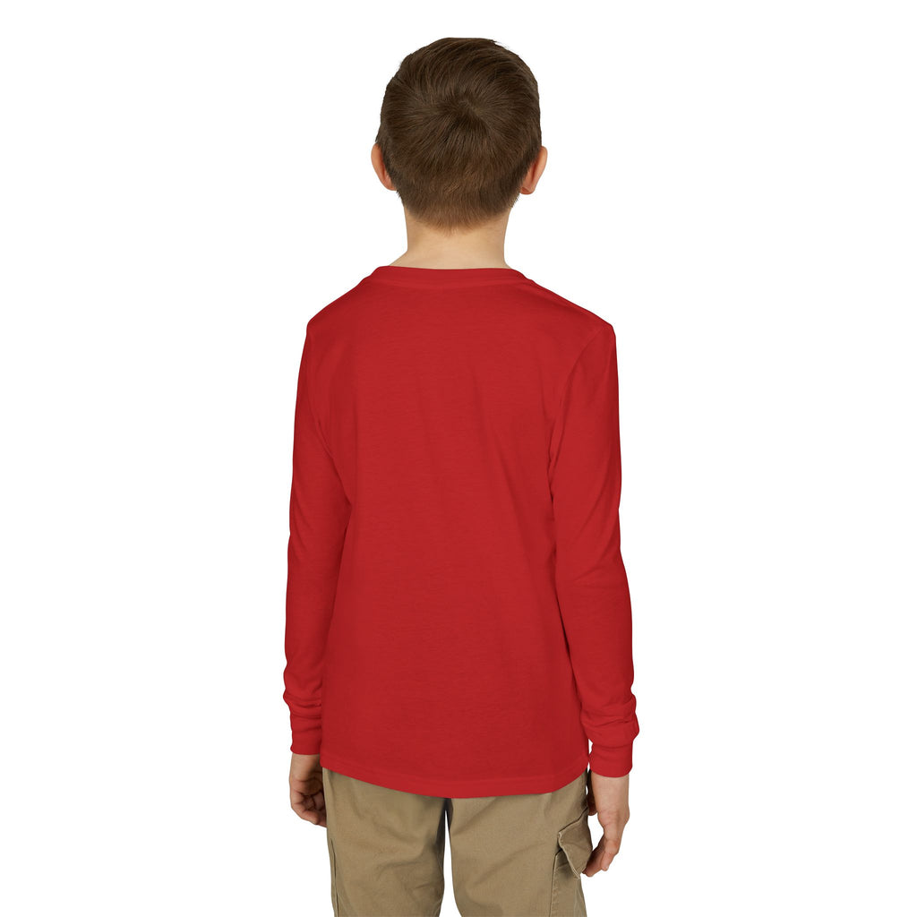 Youth Long Sleeve Tee — "Game Over" Retro Graphic