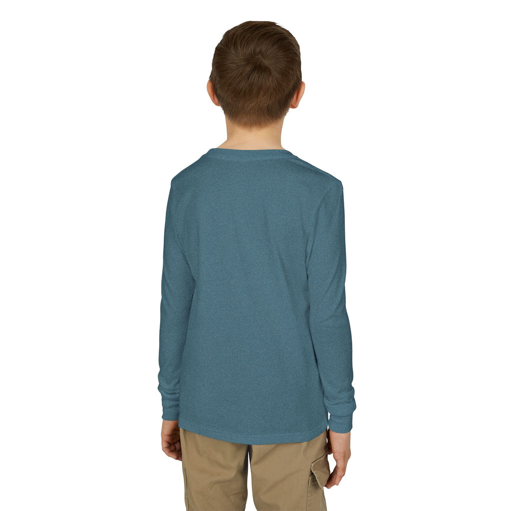 Youth Long Sleeve Tee — "Game Over" Retro Graphic
