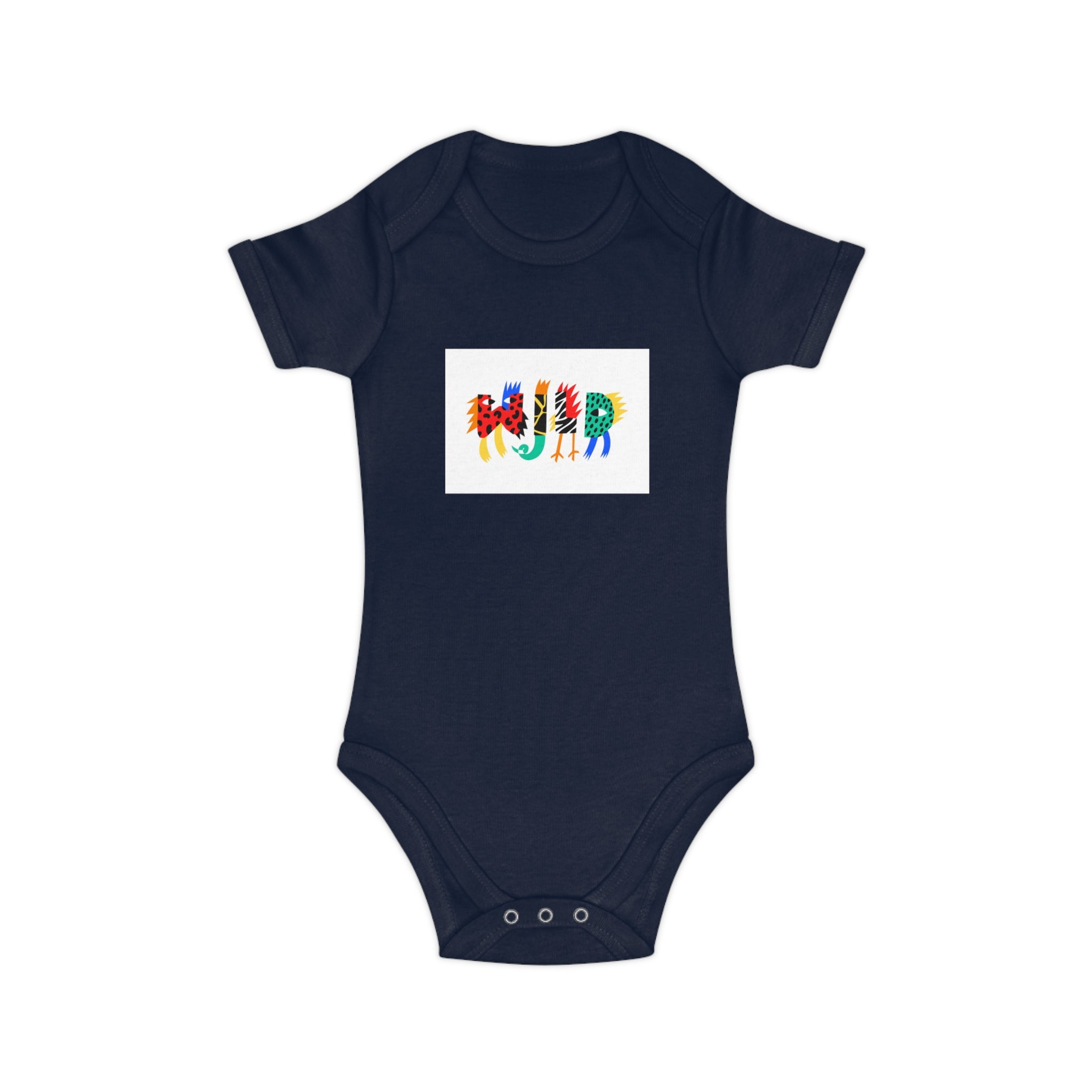 Colorful Zebra Print Baby Bodysuit - Fun & Cozy Infant Clothing