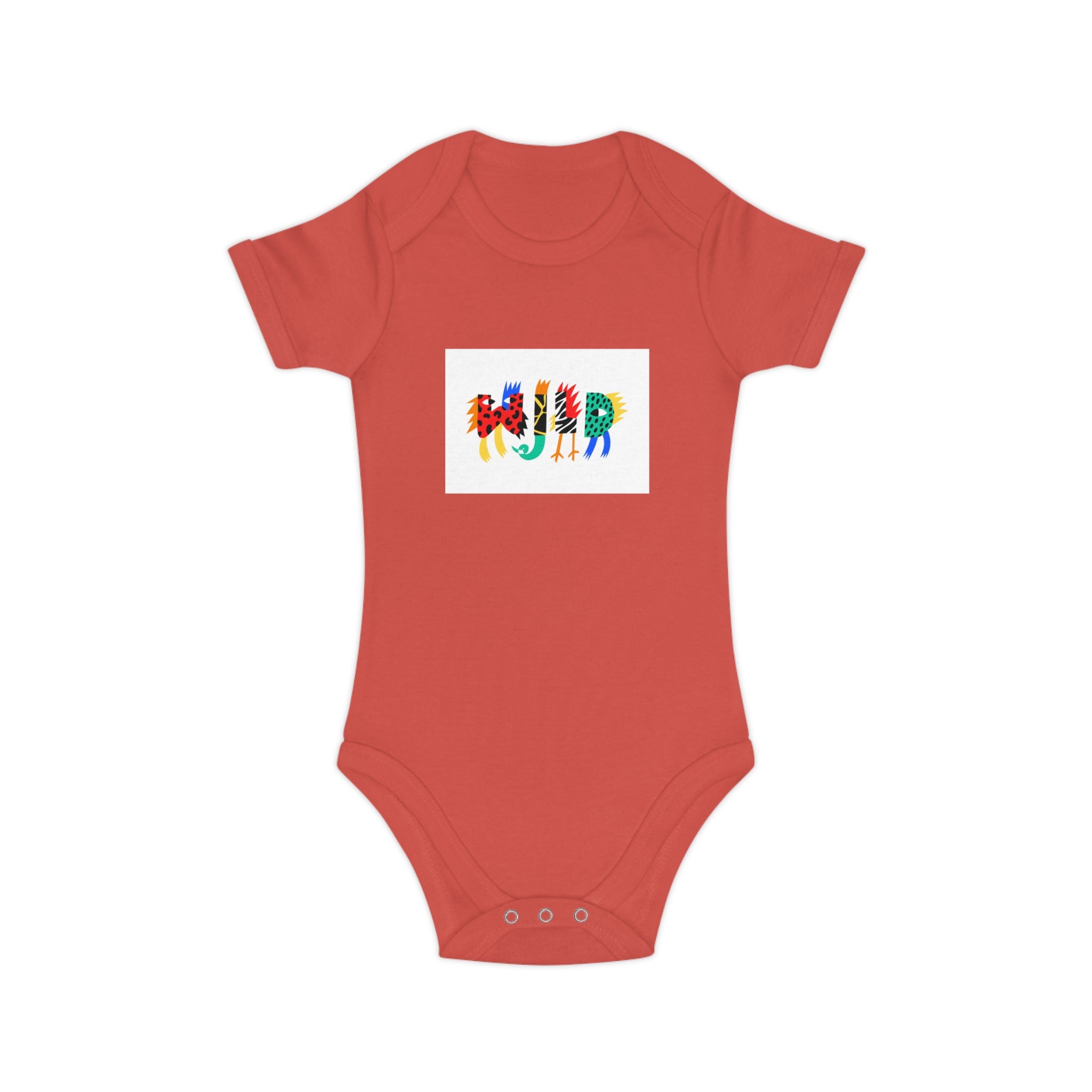Colorful Zebra Print Baby Bodysuit - Fun & Cozy Infant Clothing