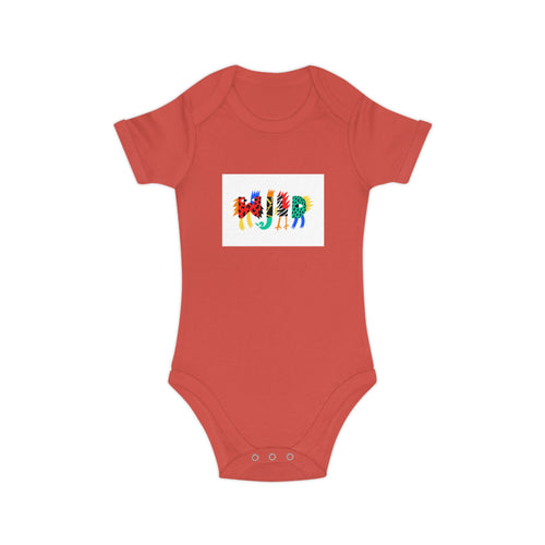 Colorful Zebra Print Baby Bodysuit - Fun & Cozy Infant Clothing