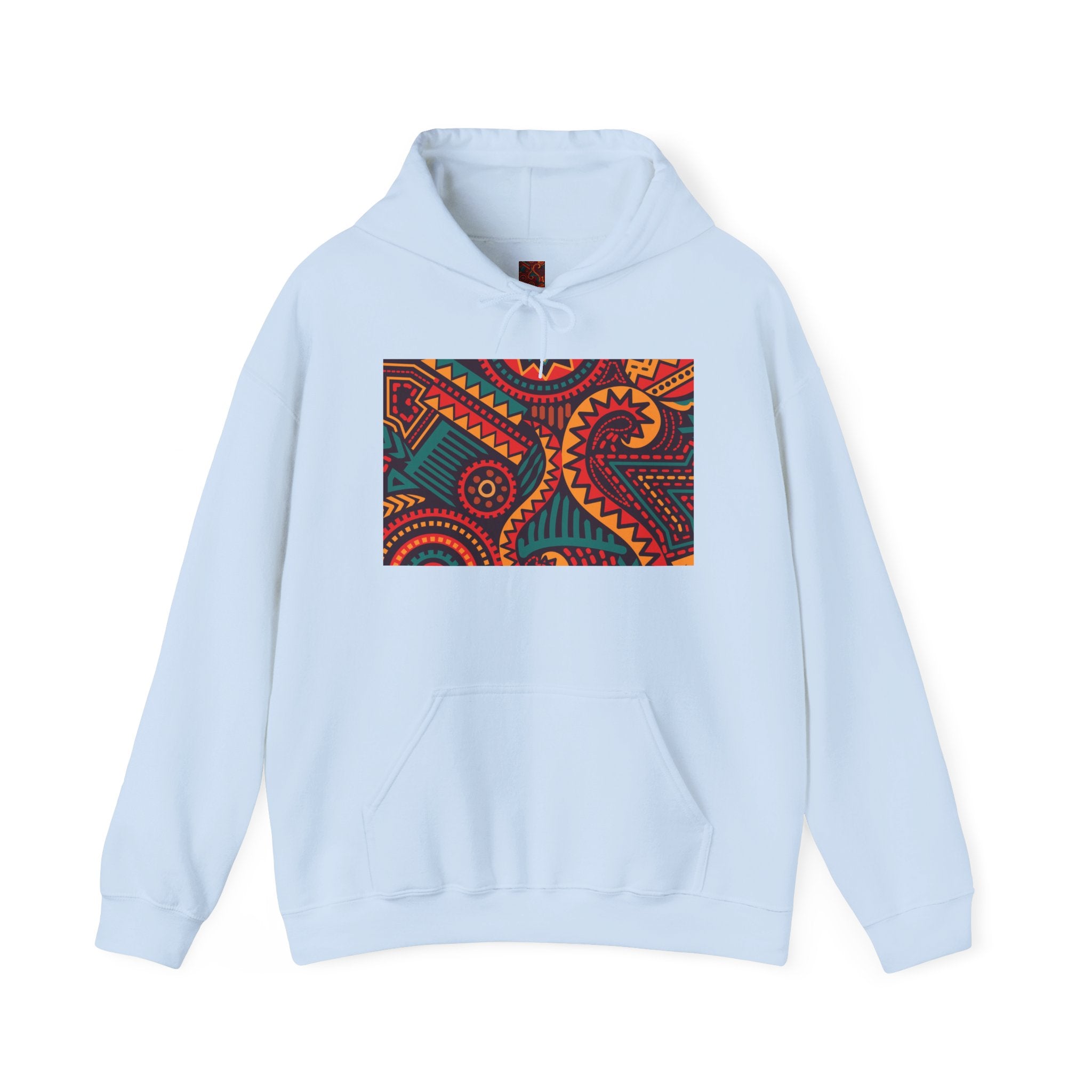 Paisley Pattern Hoodie — Colorful Boho Graphic Pullover
