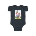 Easter Bunny Baby Bodysuit – Colorful Egg Hunt Infant Onesie