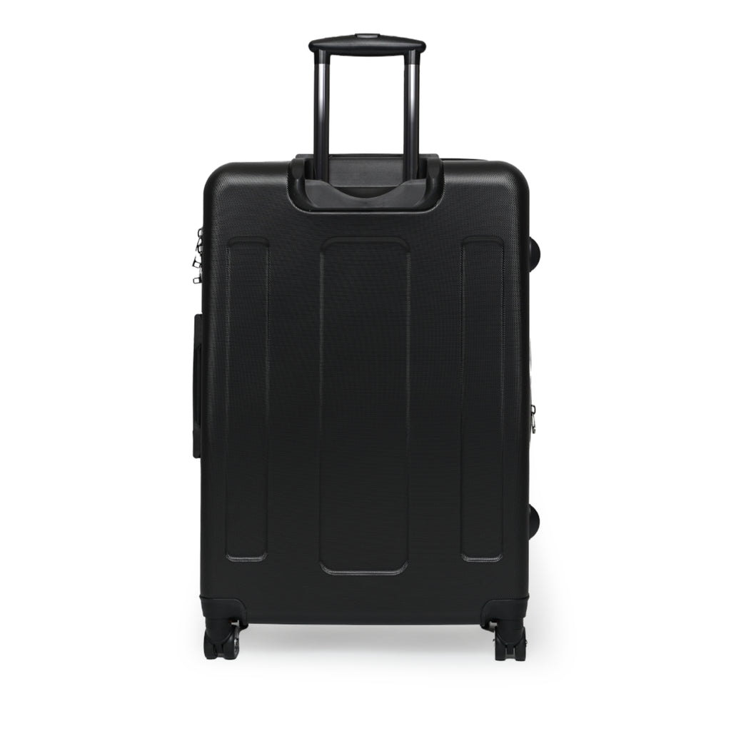 World Flags Carry-On Suitcase – Travel Luggage with Global Map Design