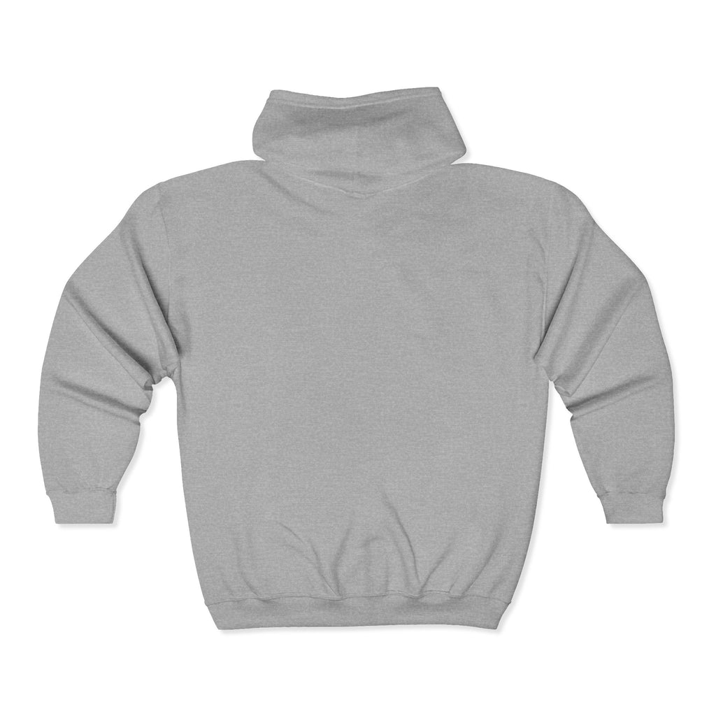Flamingo Duo Zip Hoodie — Retro Pastel Tropical Graphic