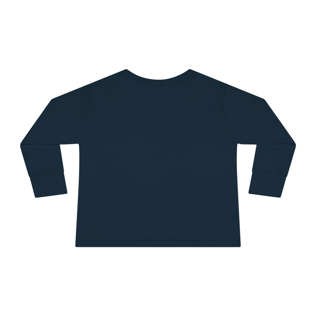 Cute Scottish Girl Toddler Long Sleeve Tee — Brave Princess Kilt Design