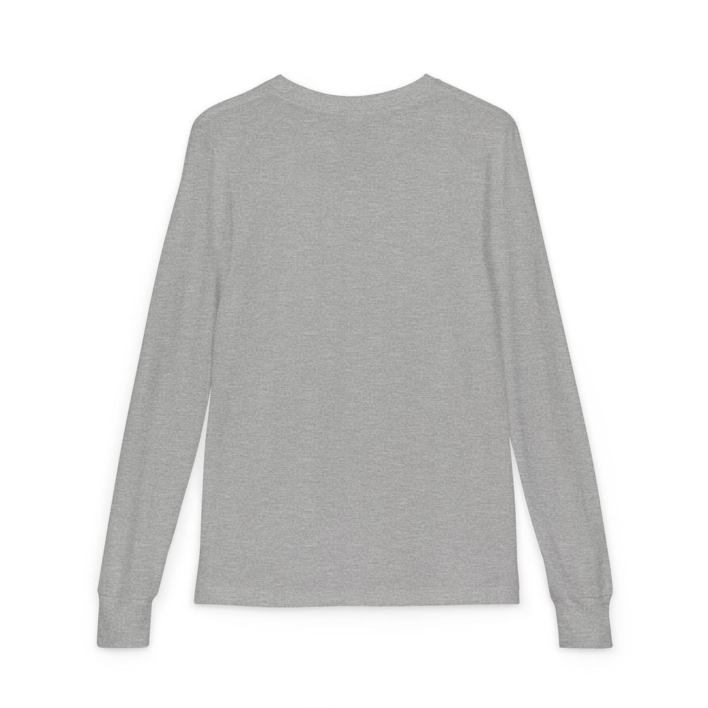 Youth Long Sleeve Tee — Neon Comet Stripe Graphic