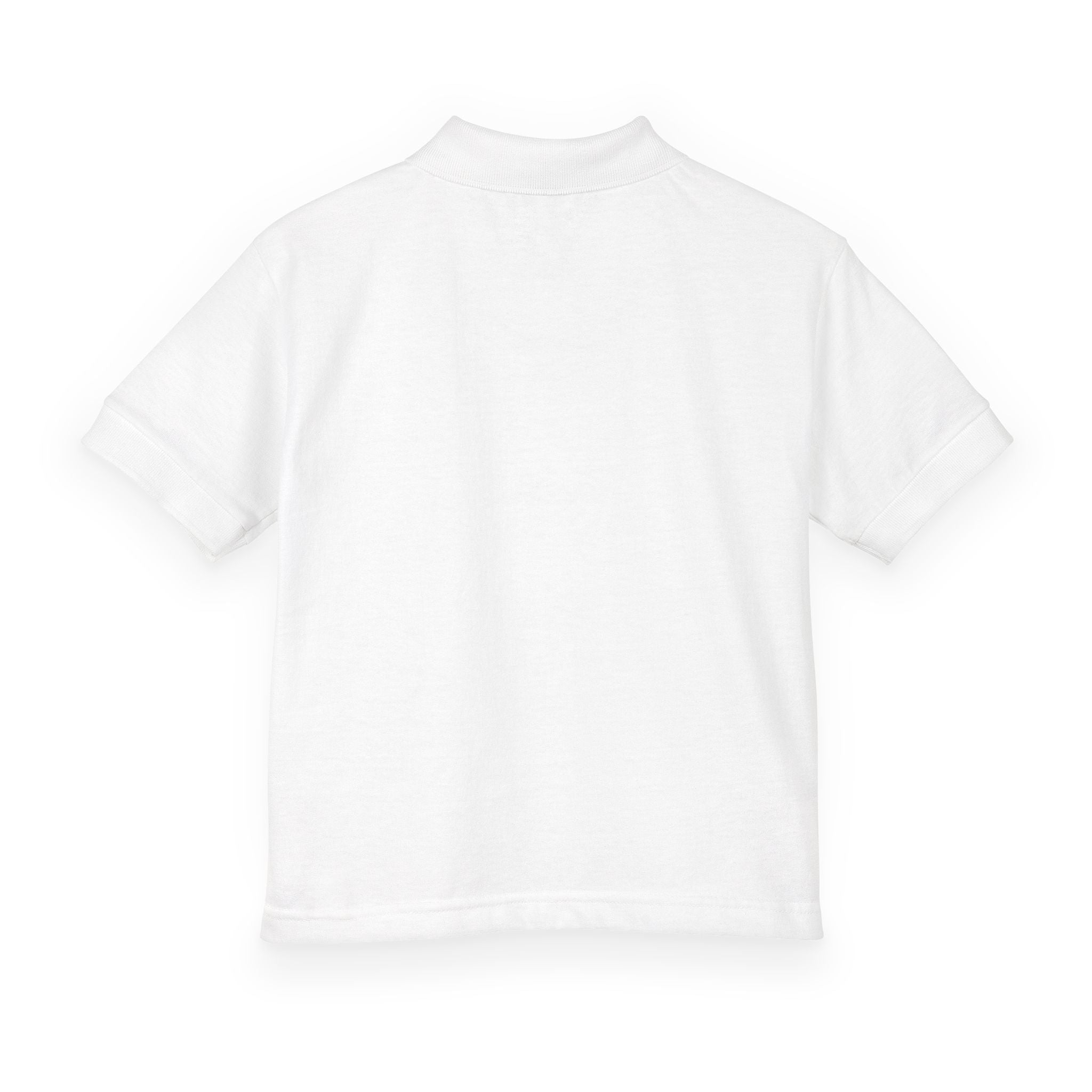 Youth Polo — Neon Space Garden Graphic Chest Pocket