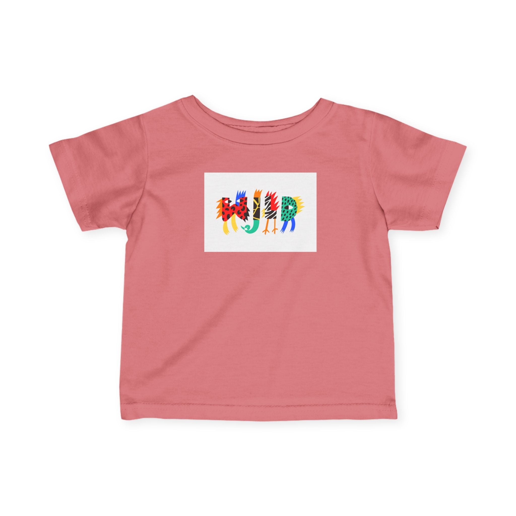 Colorful Animal Alphabet Infant Tee - Fun & Creative Baby Shirt