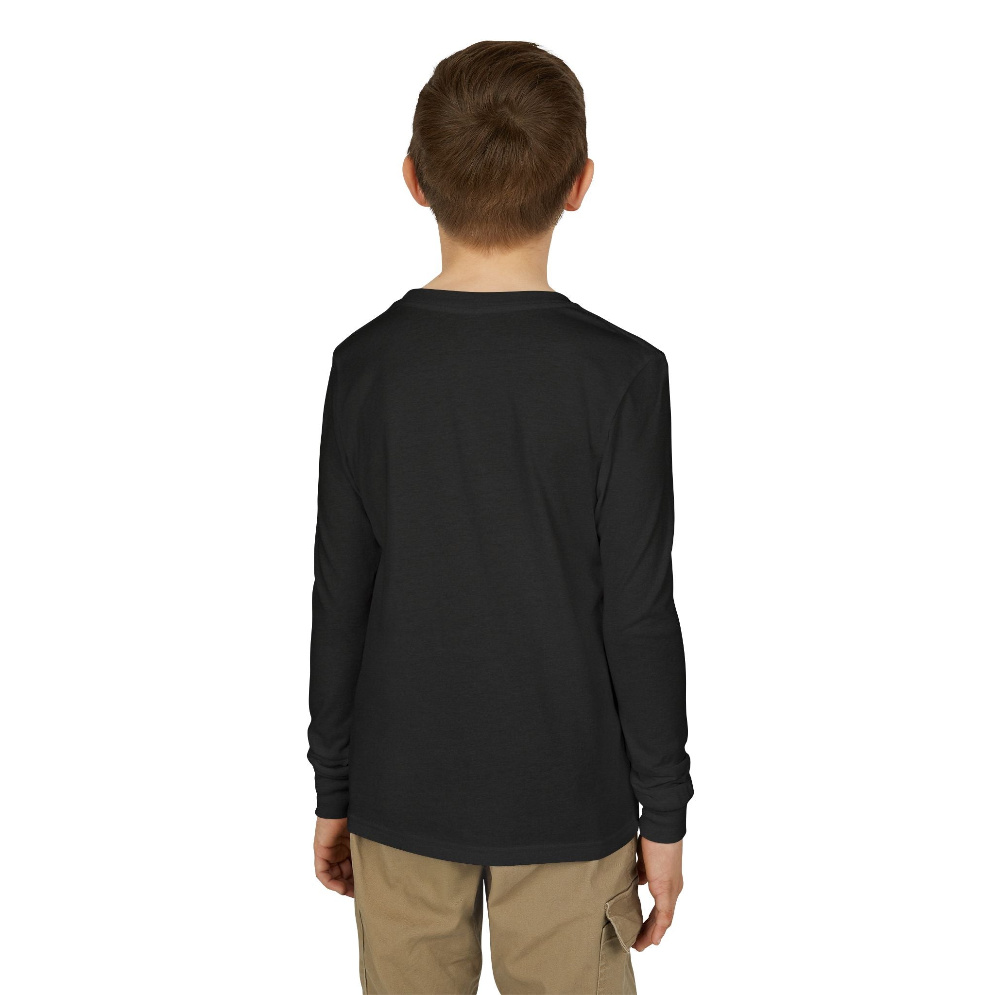 Youth Long Sleeve Tee — "Game Over" Retro Graphic