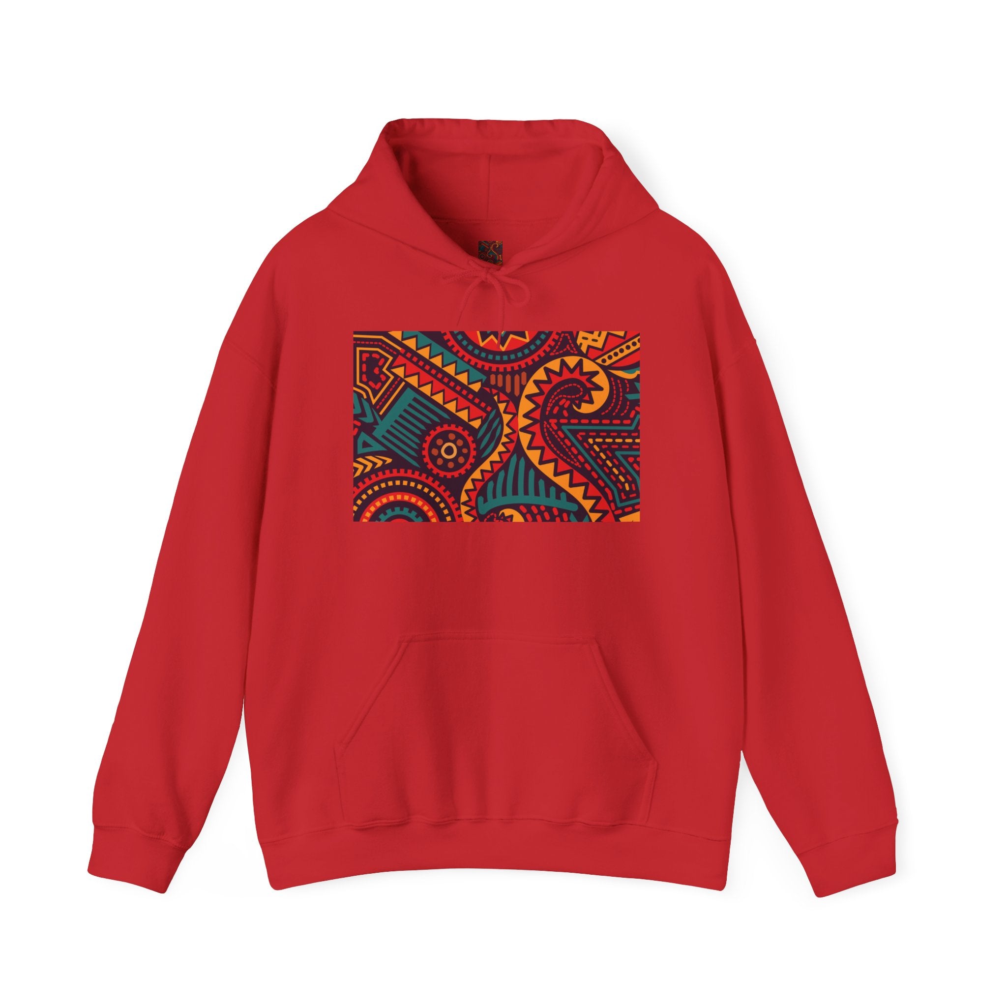 Paisley Pattern Hoodie — Colorful Boho Graphic Pullover