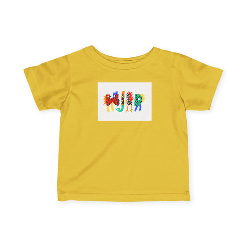 Colorful Animal Alphabet Infant Tee - Fun & Creative Baby Shirt