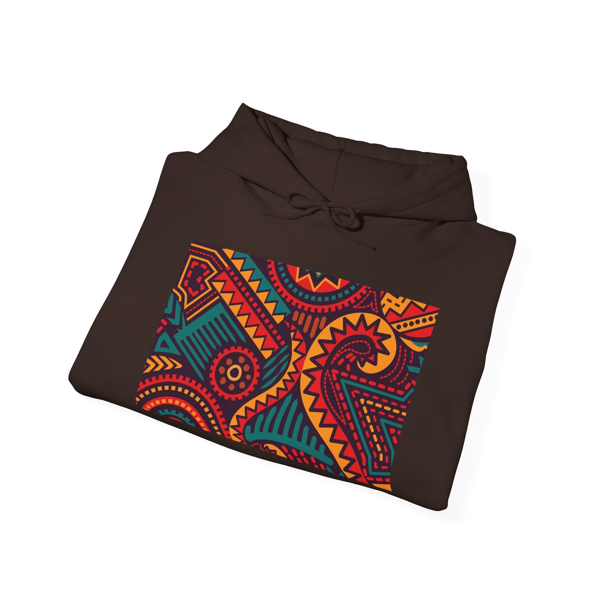 Paisley Pattern Hoodie — Colorful Boho Graphic Pullover