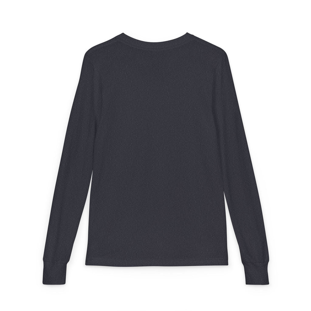 Youth Long Sleeve Tee — Neon Comet Stripe Graphic