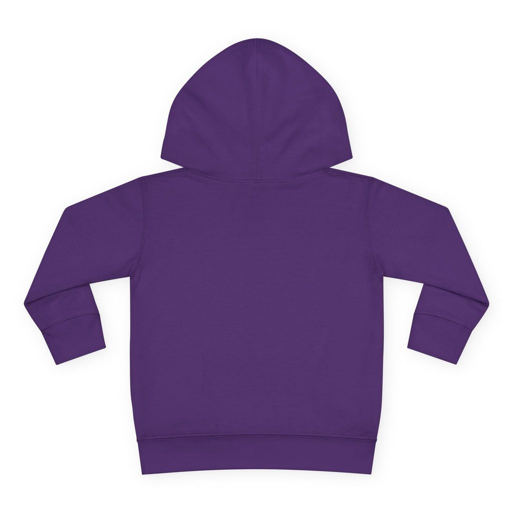 Toddler Hoodie — Colorful Cartoon Animal Collage Pullover