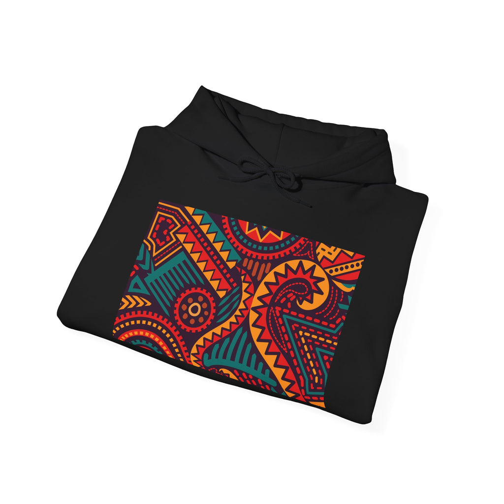 Paisley Pattern Hoodie — Colorful Boho Graphic Pullover