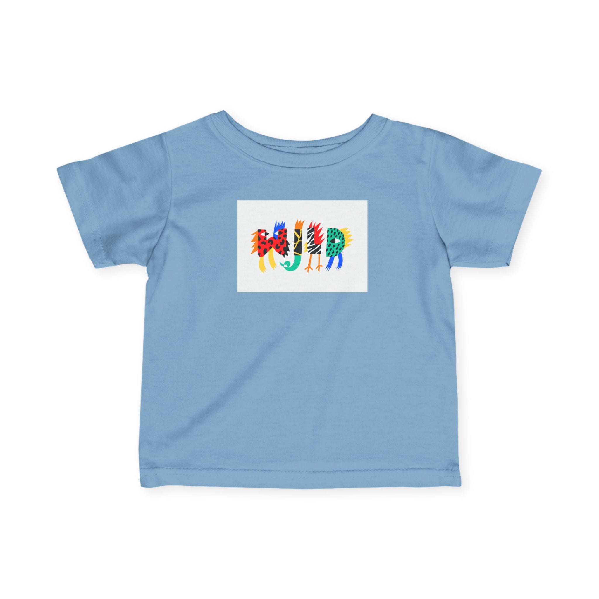 Colorful Animal Alphabet Infant Tee - Fun & Creative Baby Shirt