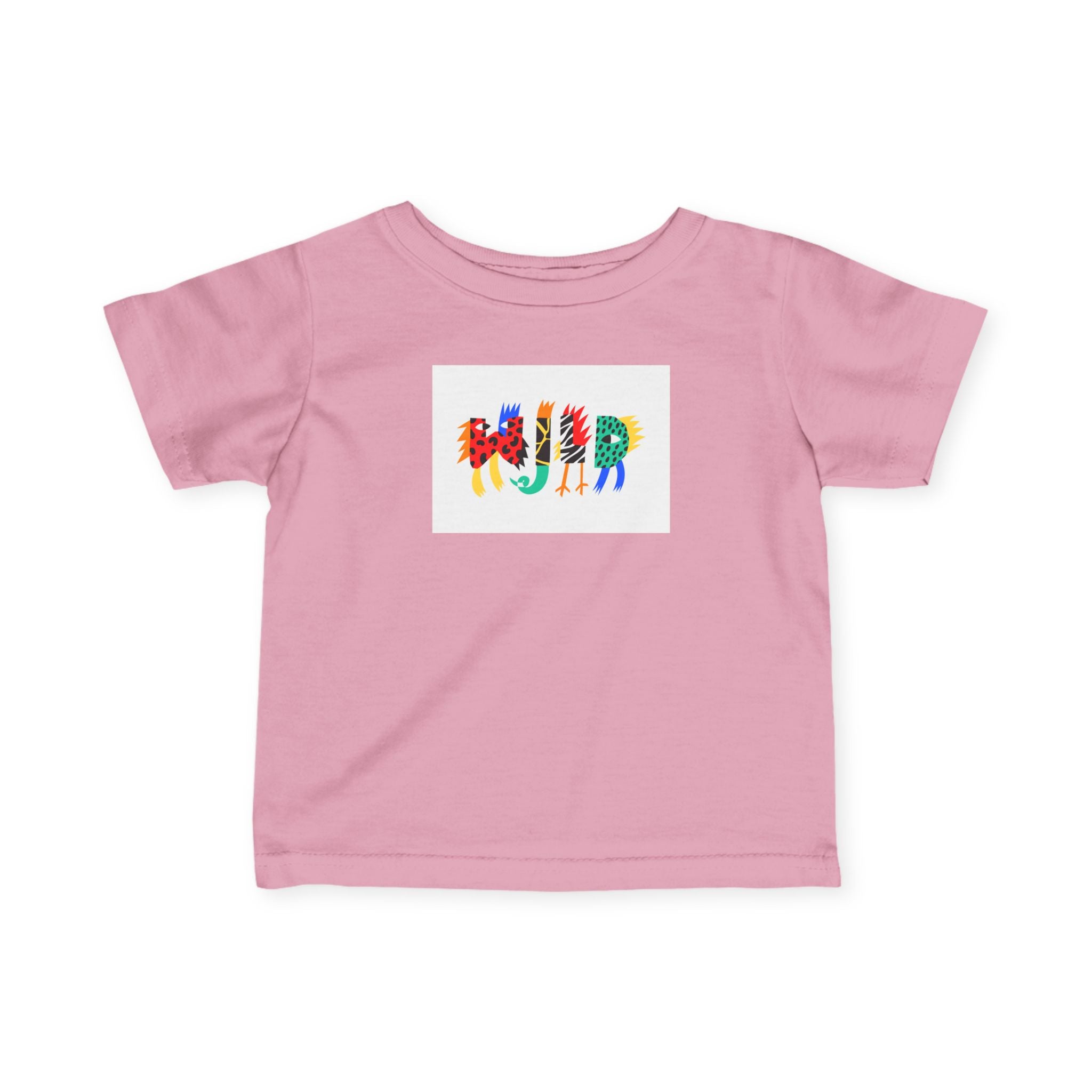 Colorful Animal Alphabet Infant Tee - Fun & Creative Baby Shirt