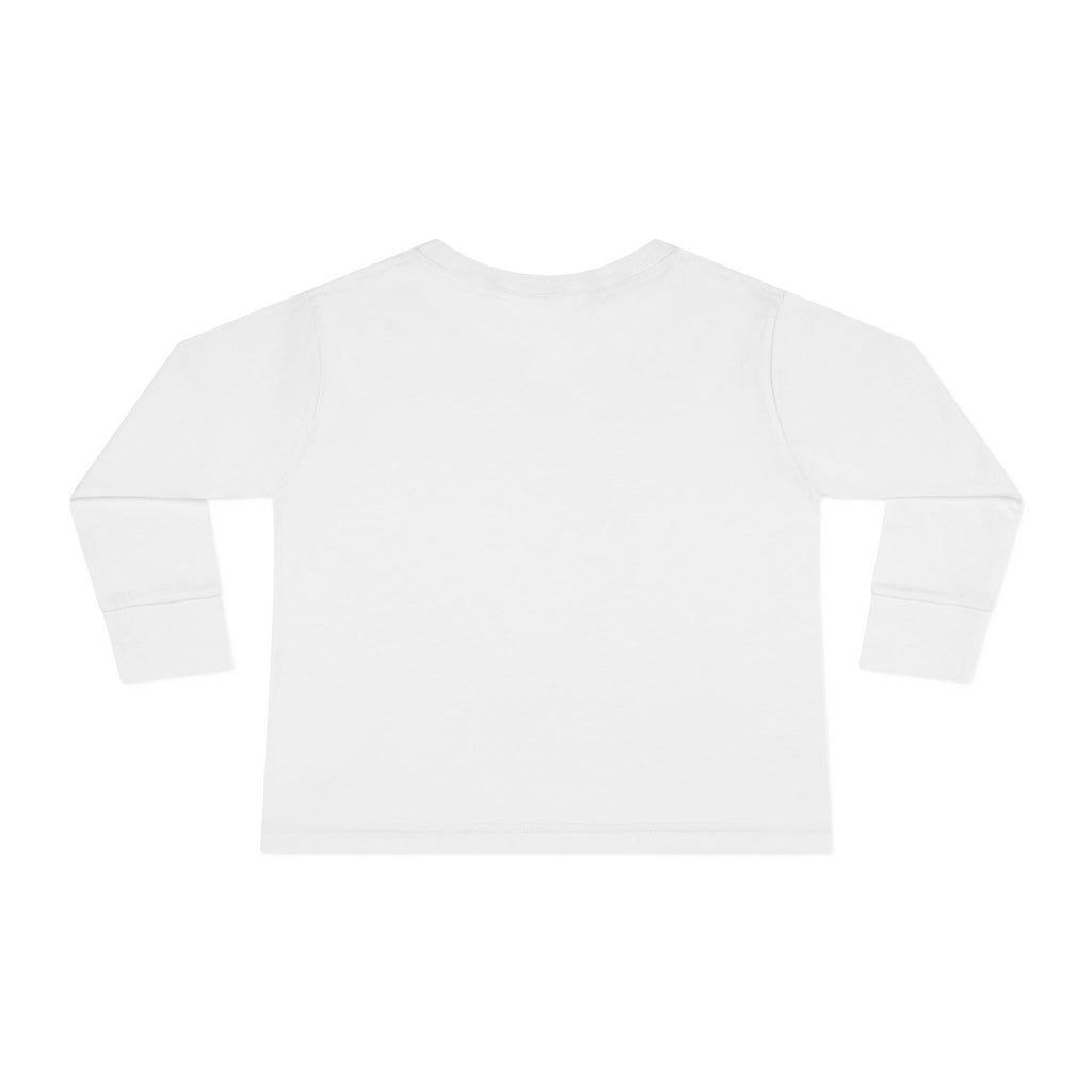 Cute Scottish Girl Toddler Long Sleeve Tee — Brave Princess Kilt Design