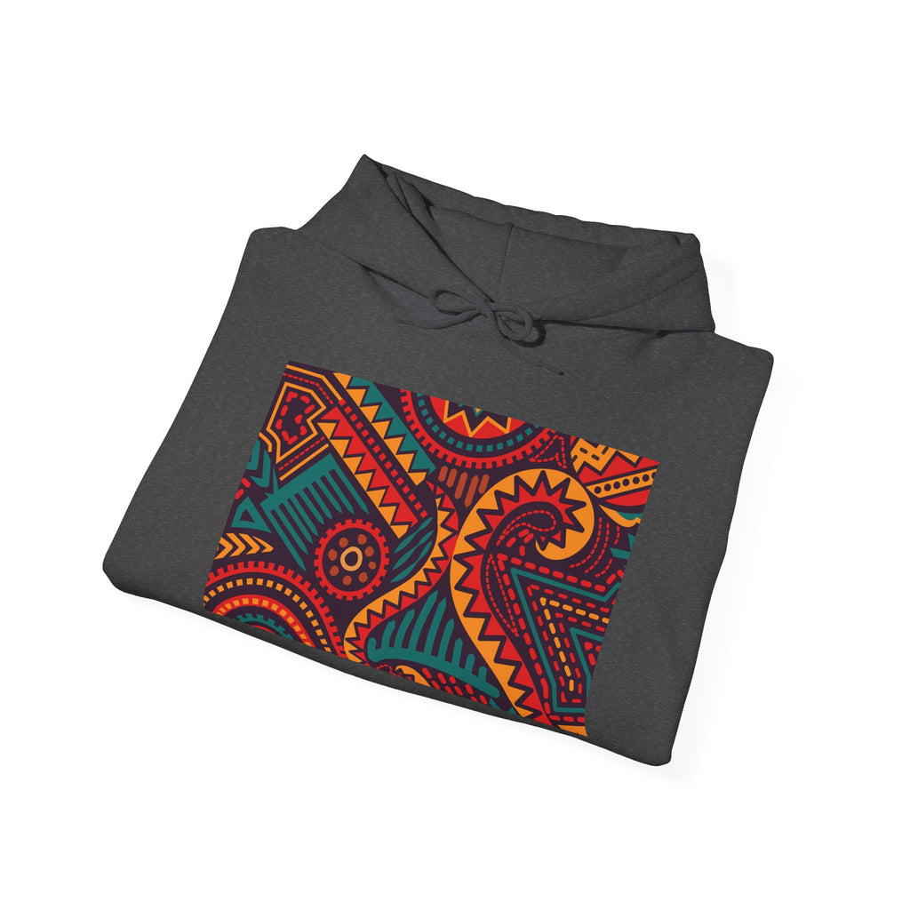 Paisley Pattern Hoodie — Colorful Boho Graphic Pullover