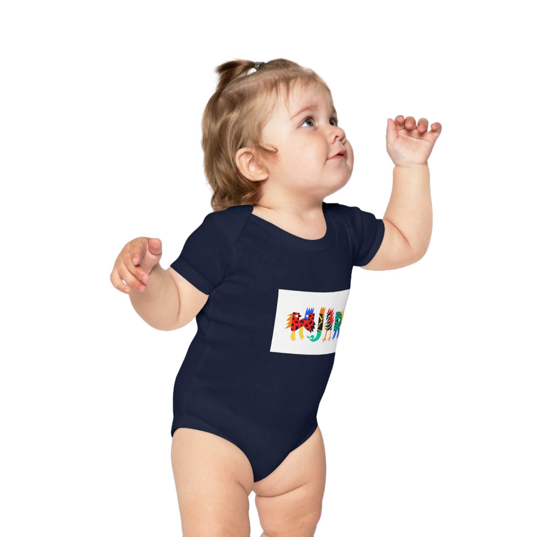 Colorful Zebra Print Baby Bodysuit - Fun & Cozy Infant Clothing