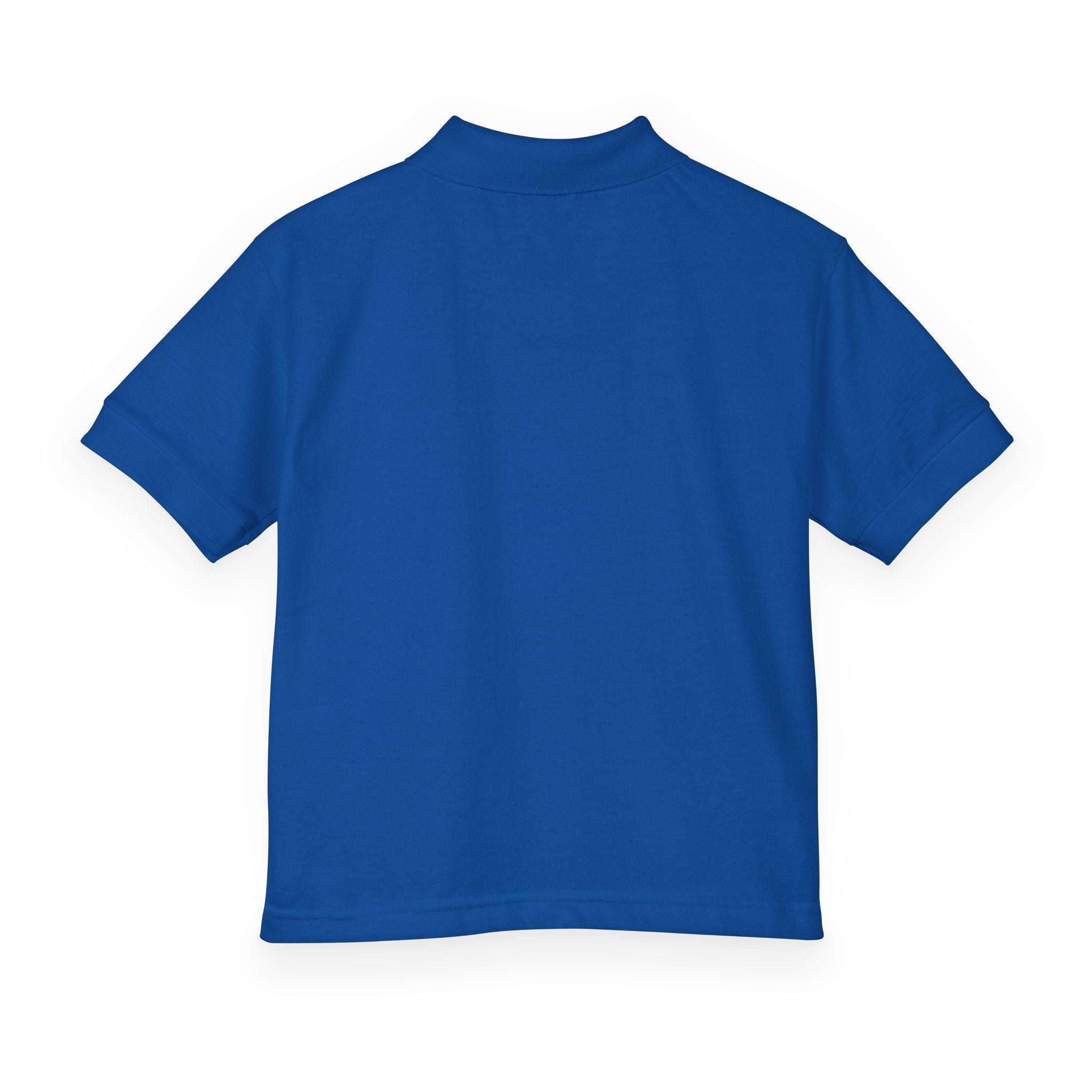 Youth Polo — Neon Space Garden Graphic Chest Pocket