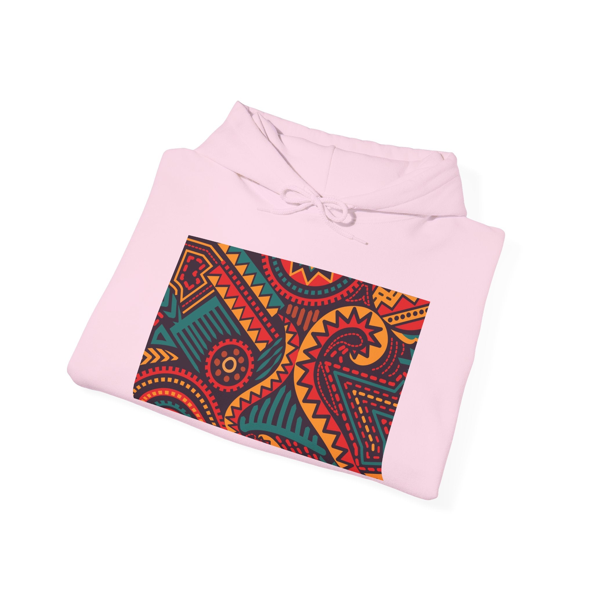 Paisley Pattern Hoodie — Colorful Boho Graphic Pullover