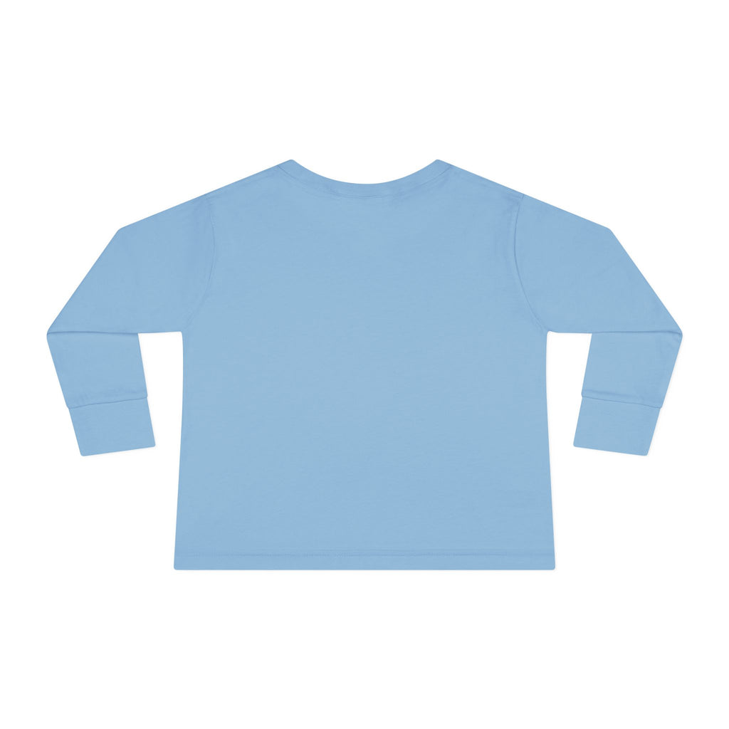 Cute Scottish Girl Toddler Long Sleeve Tee — Brave Princess Kilt Design